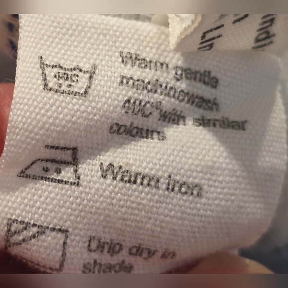 Megan Park Blue And White Striped Cotton Dress. Sleeveless Size 2 - Picture 14 of 15